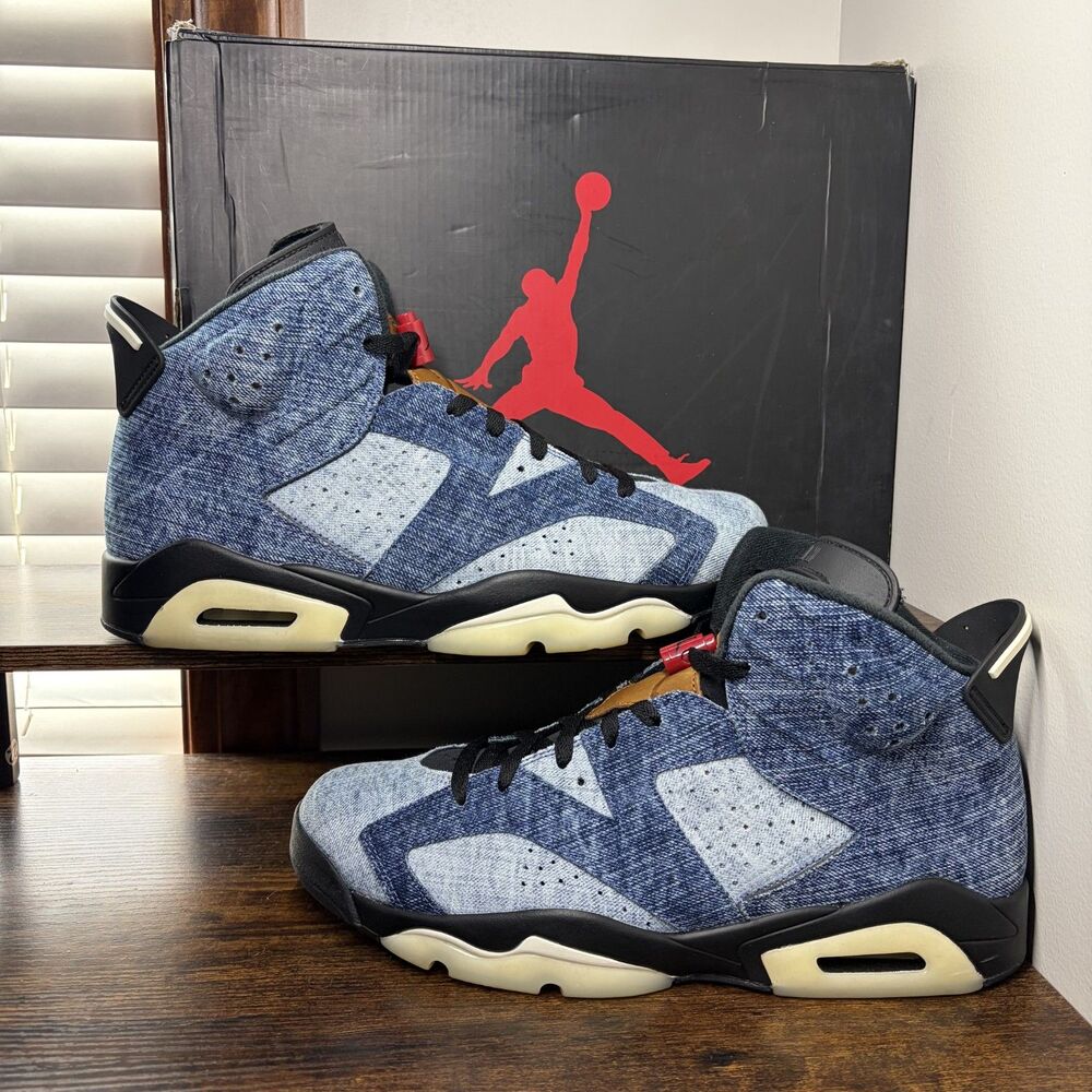 Size 12 - Air Jordan 6 Washed Denim